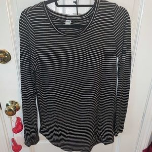 Black and White Striped Sweater.